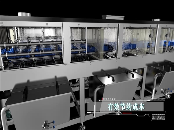 周轉(zhuǎn)箱清洗機(jī)，塑料盤子清洗機(jī)，醫(yī)藥箱清洗機(jī)，烘干式洗箱機(jī)報(bào)價(jià)