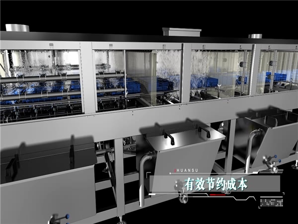 蔬菜筐清洗機，水果周轉(zhuǎn)箱清洗機，雞蛋箱清洗機廠家銷售價格